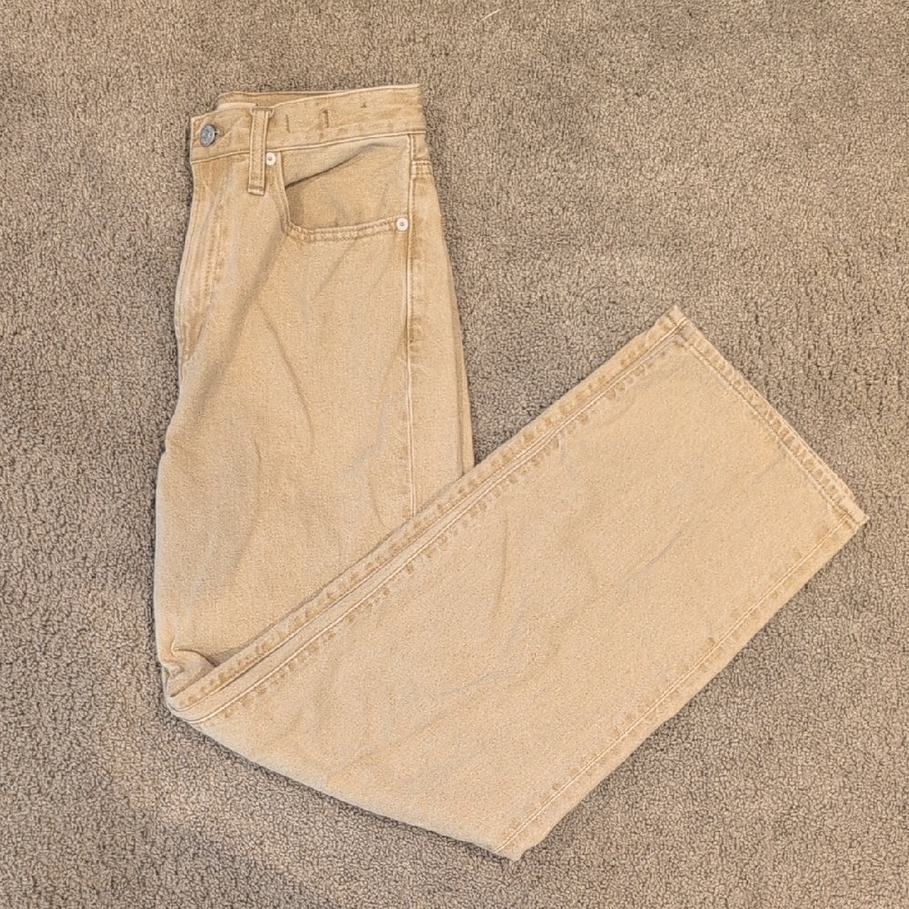 Madewell Perfect Vintage Wide Leg - Tan